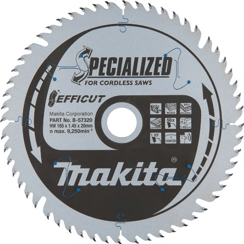 Cirkelsågklinga MAKITA Specialized Efficut Trä