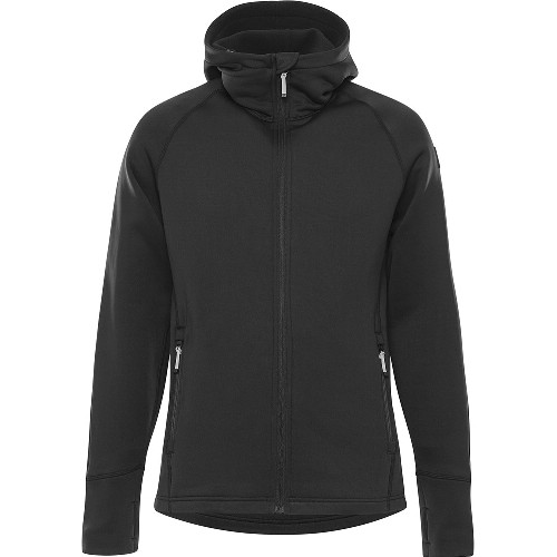 Fleecejacka FRISTADS Cobalt Polartec Power Stretch Hoodie Outdoor Dam