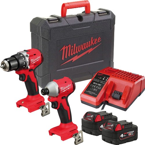 Kombipaket MILWAUKEE M18 BLCPP2A-402C 18 V
