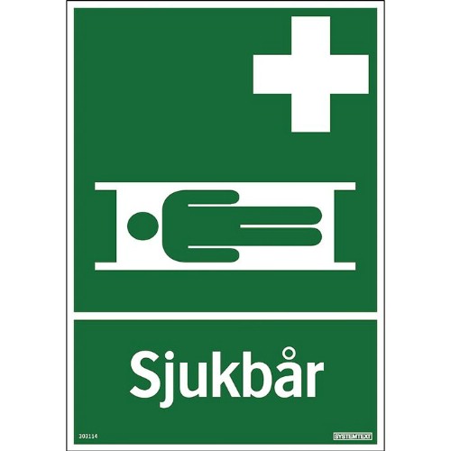 Skylt sjukbår