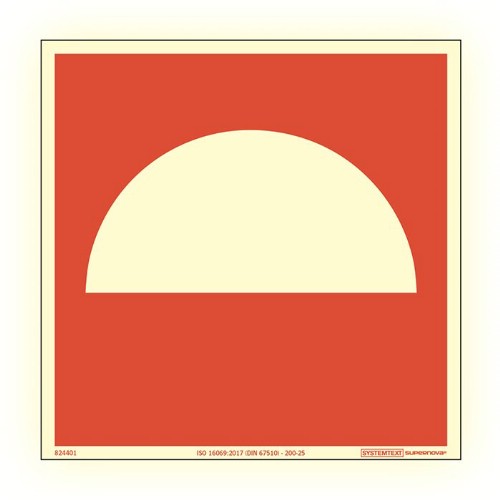 Skylt brand Supernova färgefterlysande