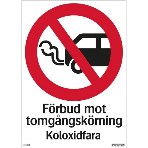 Skylt koloxidfara