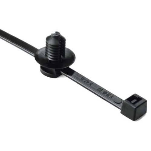  Fixeringsband för hål HELLERMAN TYTON räfflad insida 5x45mm 500-pack